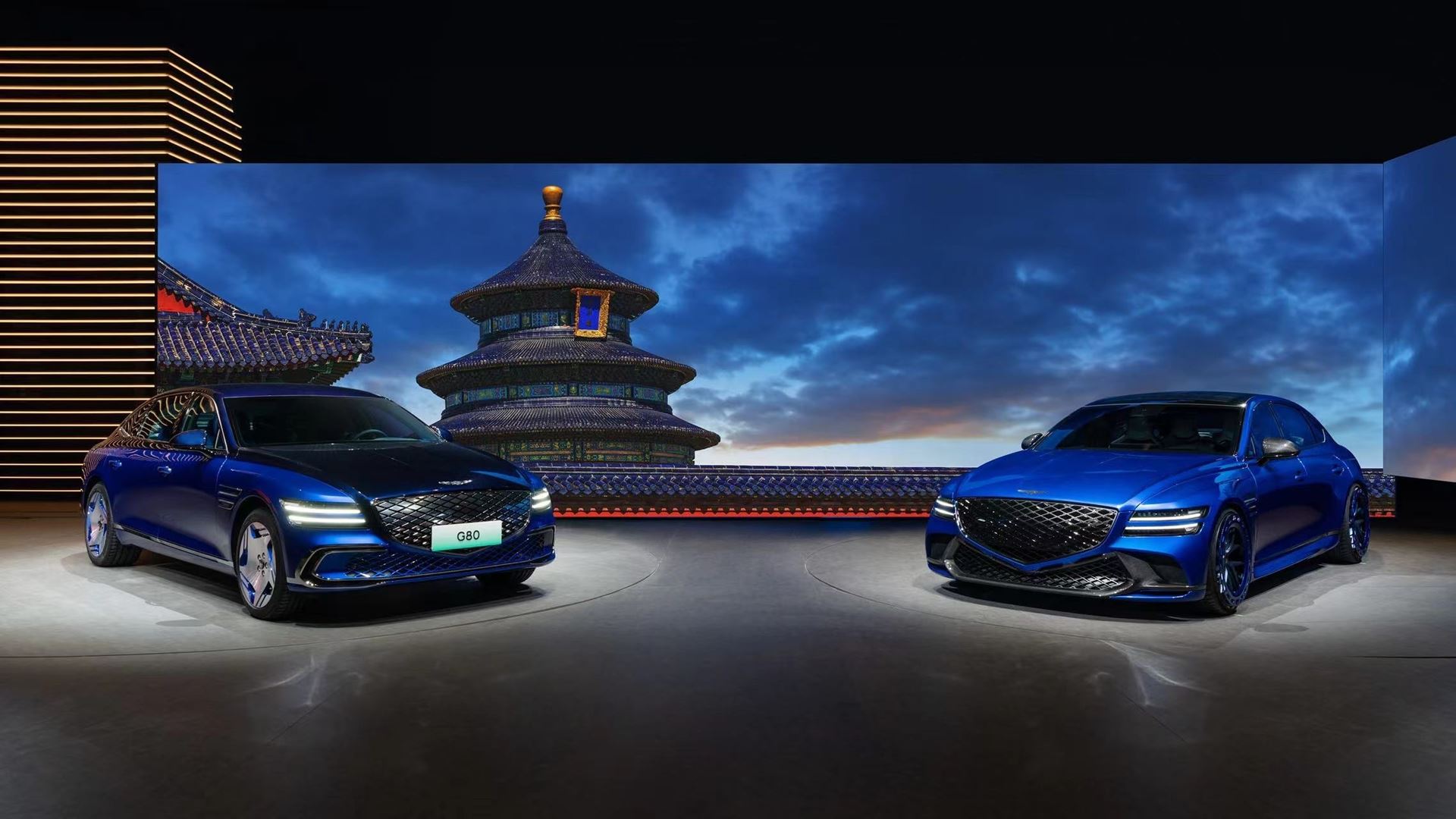 DOPPEL WELTPREMIERE AUF DER AUTO CHINA 2024 GENESIS ZEIGT ELECTRIFIED G80 F R CHINA UND G80 EV MAGMA CONCEPT
