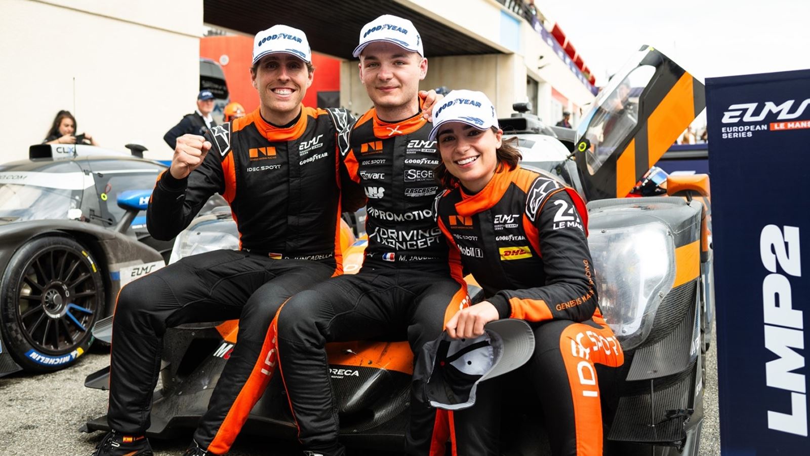 genesis magma racing crew take overall victory at le castellet to add to superb start to elms campaign 1
