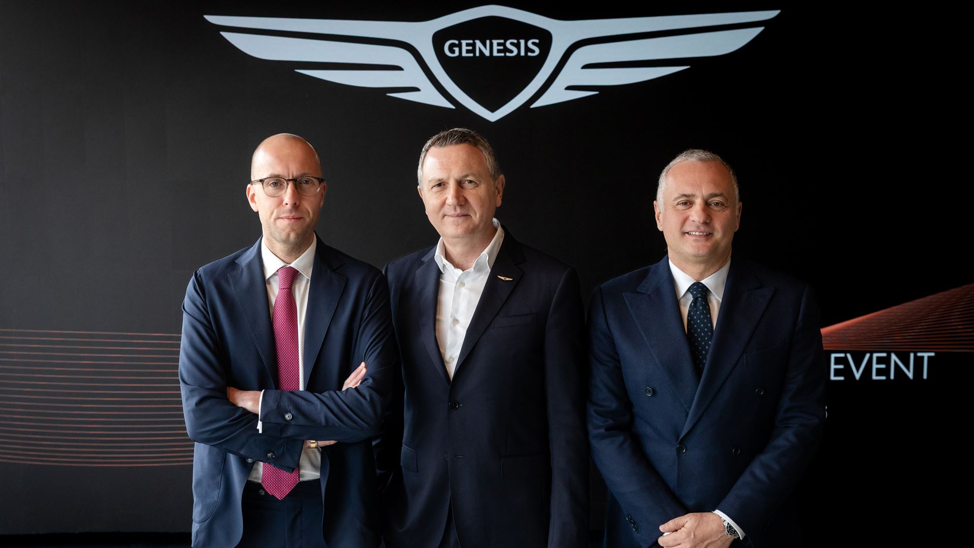 CHARLES FUSTER BRAND DIRECTOR GENESIS ITALY FRANCE PETER KRONSCHNABL MANAGING DIRECTOR GENESIS MOTOR EUROPE