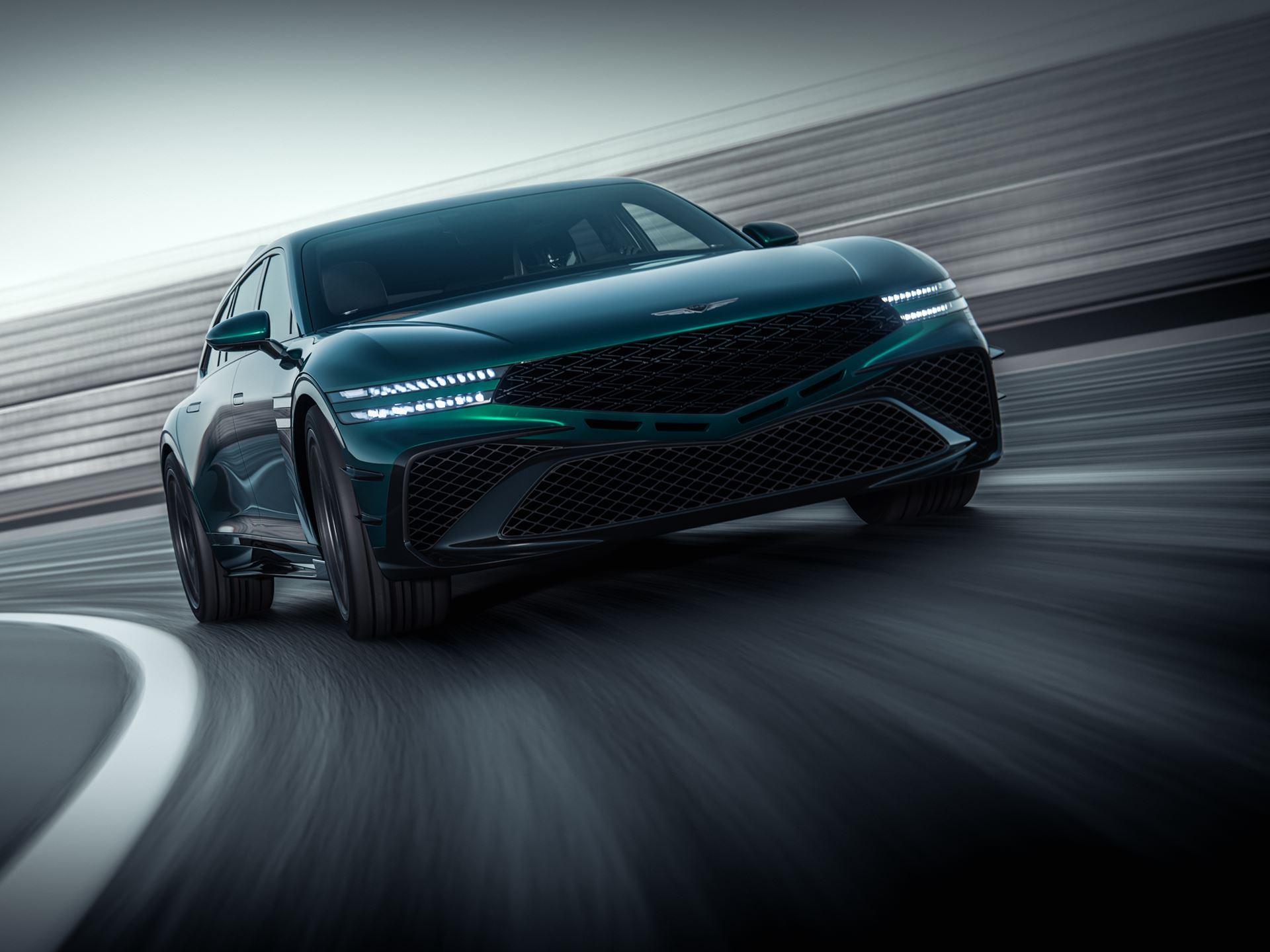 THE G90 WINGBACK CONCEPT IS SOPHISTICATED LUXURIOUS AND STREAMLINED SHOWCASING BOTH THE VERSATILITY OF MAGMA AND NEW