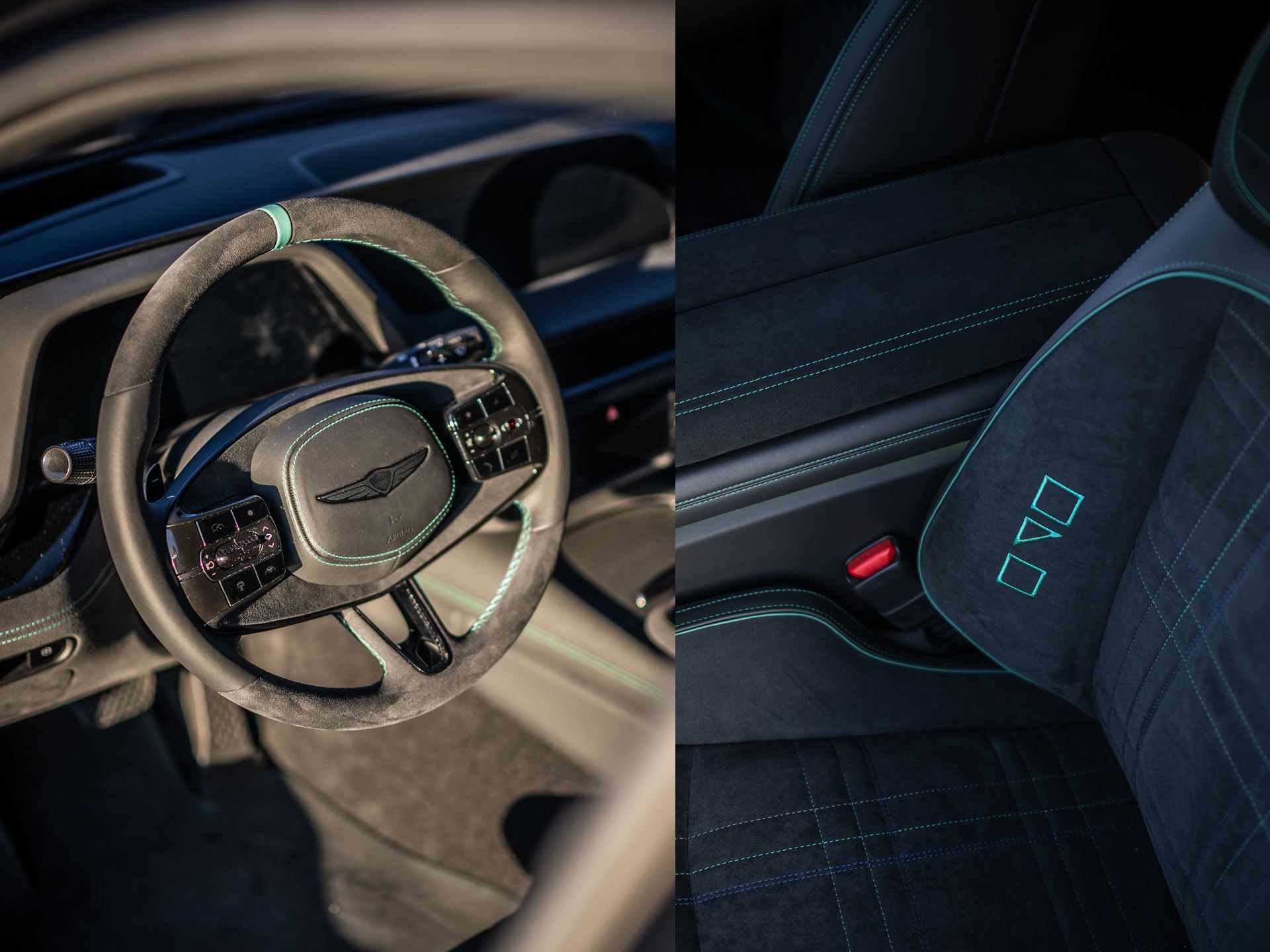 THE INTERIOR S SUBTLE GREEN MAGMA DETAILING SYMBOLIZES THE HARMONY OF POWER AND LUXURY