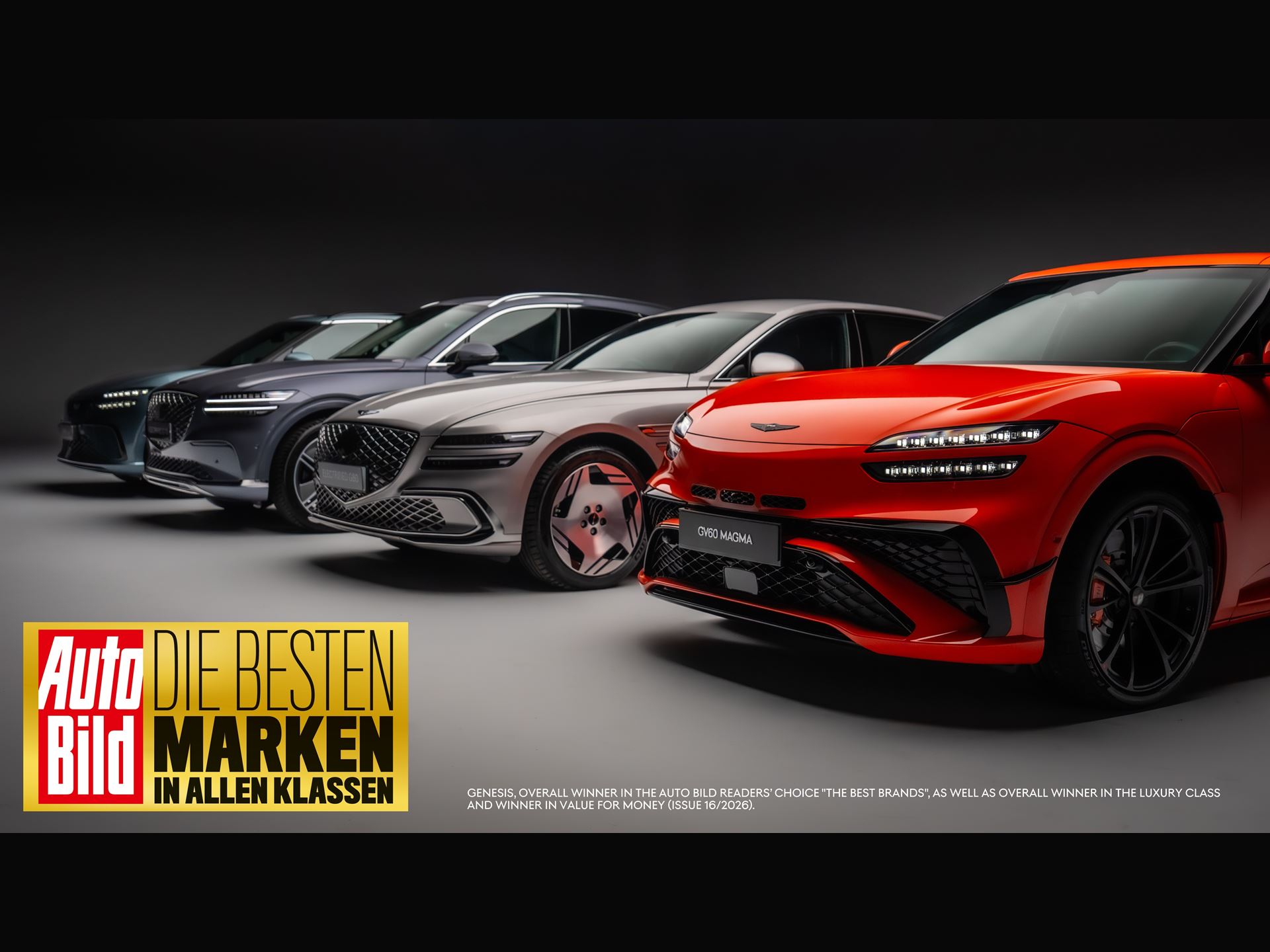 GENESIS LINE UP AUTOBILD