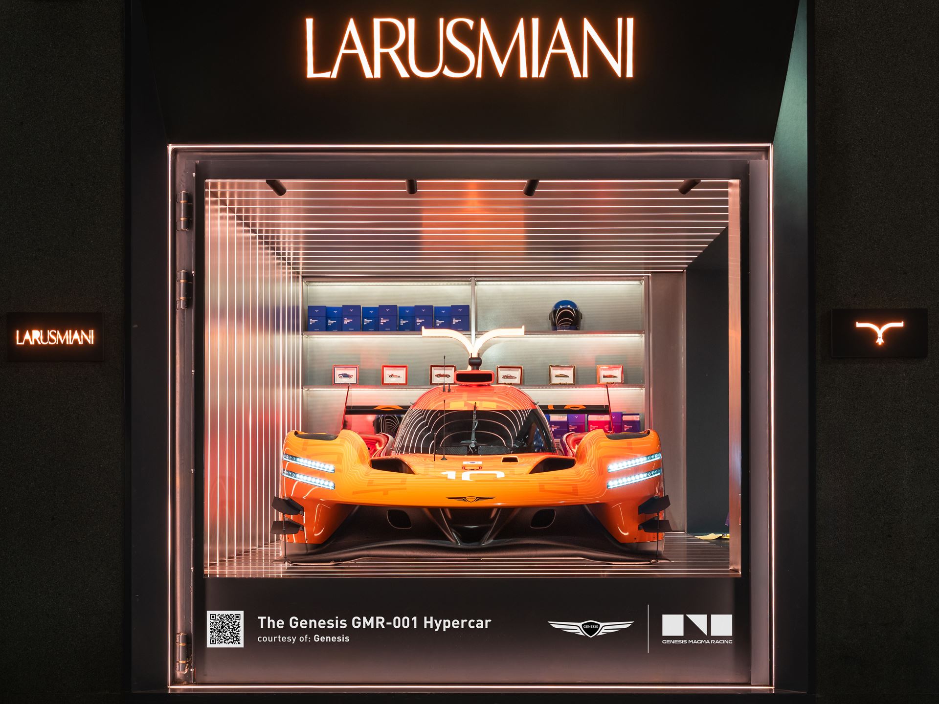 GENESIS COLLABORATES WITH LARUSMIANI