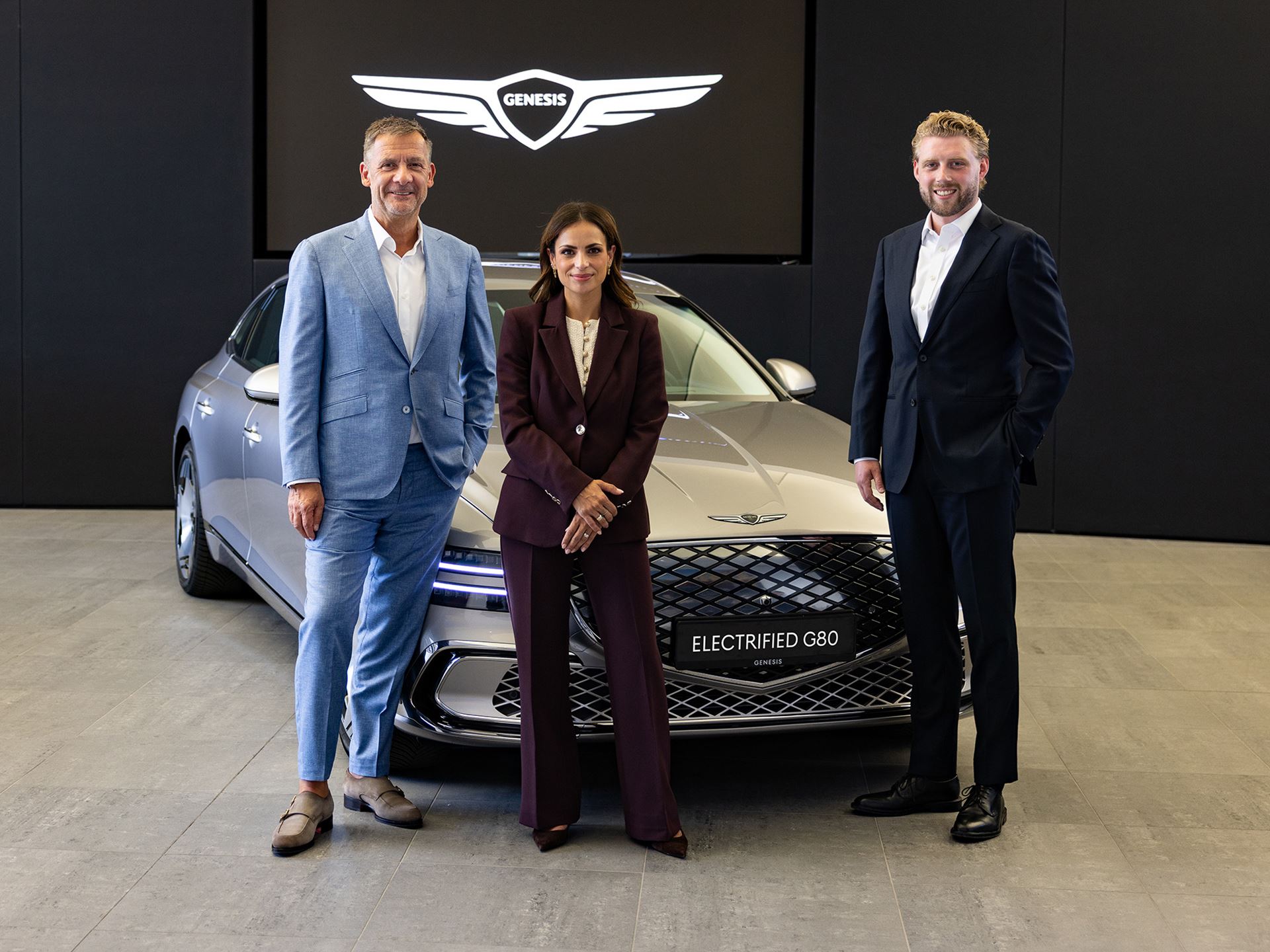V L CYRIL VON RECUM GESCH FTSF HRER EULER GROUP SABRINA DEMIR HEAD OF SALES GENESIS MOTOR DEUTSCHLAND FLORENZ