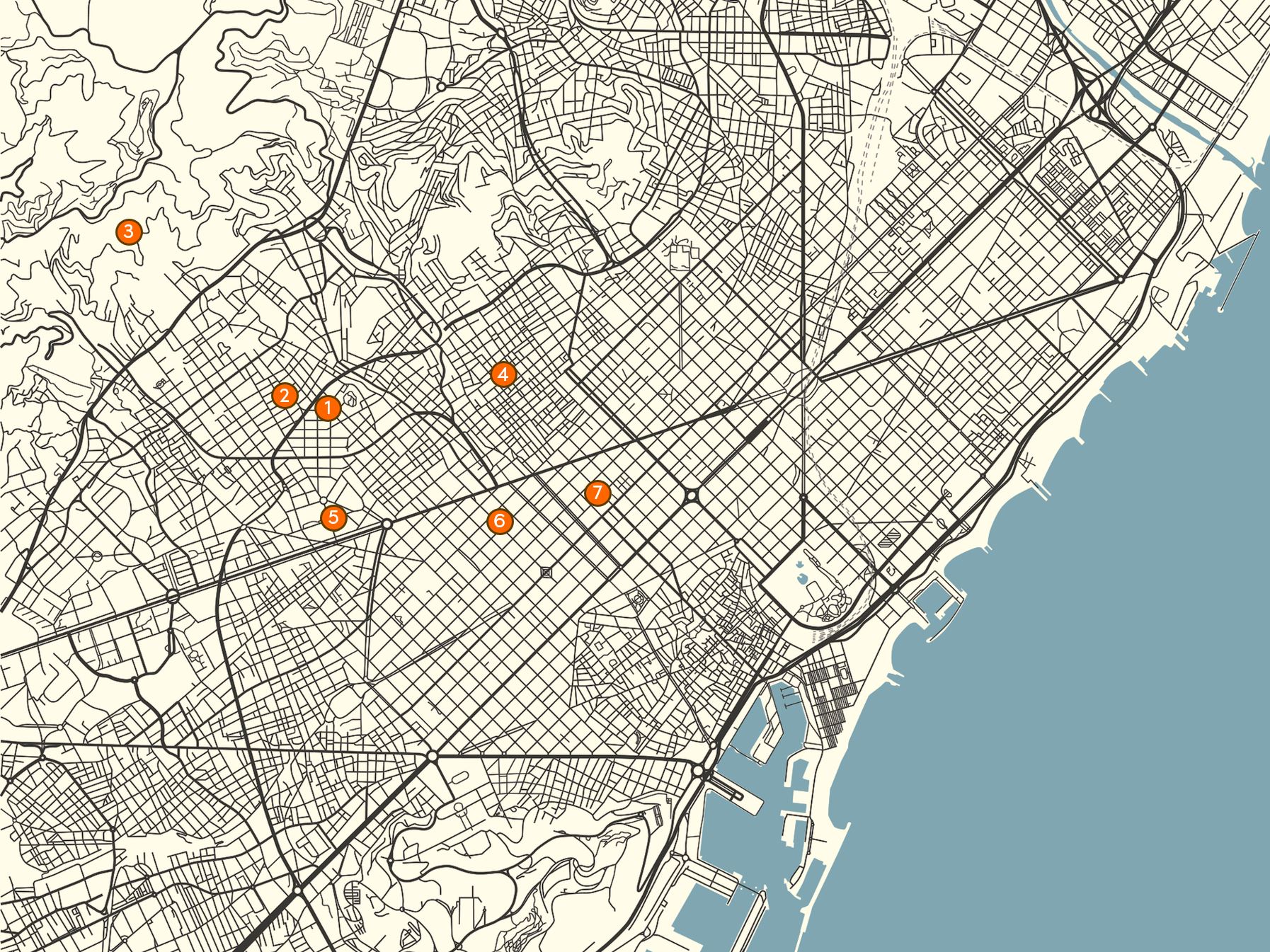 BARCELONA MAP