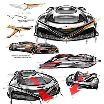 Genesis dévoile un concept car qui sera disponible sur Gran Turismo 7 en  janvier.