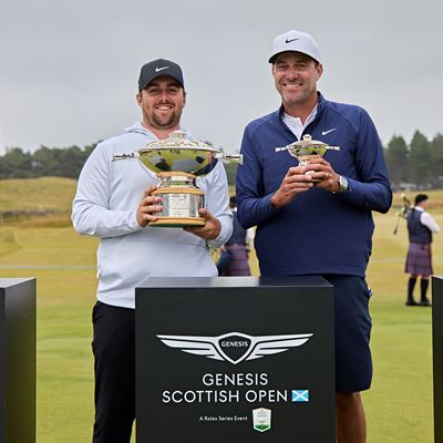 CHRIS GOTTERUP L AND HIS CADDIE BRADY STOCKTON R