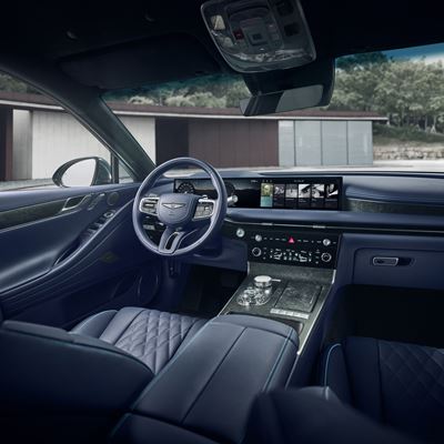 electrified g80 interior