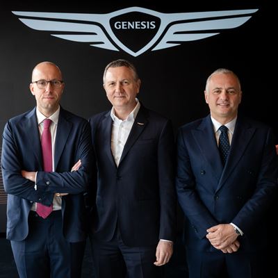 CHARLES FUSTER BRAND DIRECTOR GENESIS ITALY FRANCE PETER KRONSCHNABL MANAGING DIRECTOR GENESIS MOTOR EUROPE