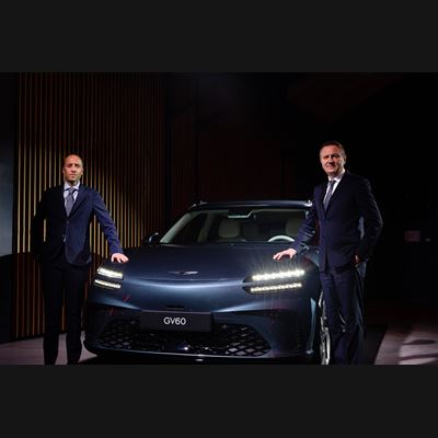 CHARLES FUSTER BRAND DIRECTOR GENESIS FRANCE ITALY PETER KRONSCHNABL MANAGING DIRECTOR GENESIS MOTOR EUROPE