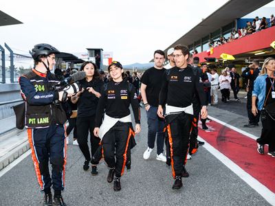 GENESIS MAGMA RACING TRAJECTORY PROGRAM DRIVERS FINISH ELMS SEASON WITH PODIUM AT PORTIMA O