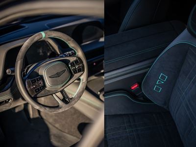THE INTERIOR S SUBTLE GREEN MAGMA DETAILING SYMBOLIZES THE HARMONY OF POWER AND LUXURY