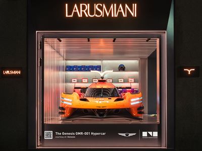 GENESIS COLLABORATES WITH LARUSMIANI