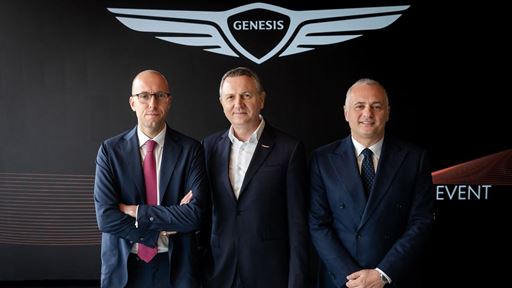 CHARLES FUSTER BRAND DIRECTOR GENESIS ITALY FRANCE PETER KRONSCHNABL MANAGING DIRECTOR GENESIS MOTOR EUROPE