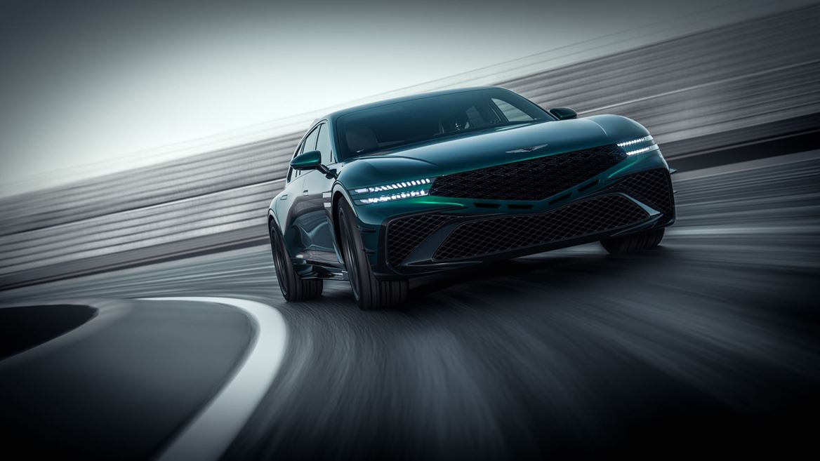 THE G90 WINGBACK CONCEPT IS SOPHISTICATED LUXURIOUS AND STREAMLINED SHOWCASING BOTH THE VERSATILITY OF MAGMA AND NEW