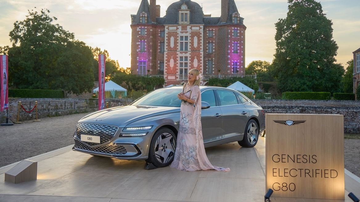 SOUTH KOREAN SOPARANO SUMI JO WITH GENESIS ELECTRIFIED G80