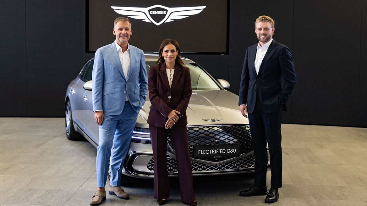 V L CYRIL VON RECUM GESCH FTSF HRER EULER GROUP SABRINA DEMIR HEAD OF SALES GENESIS MOTOR DEUTSCHLAND FLORENZ