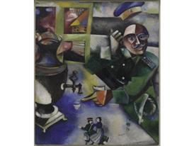 Marc-Chagall - THE SOLDIER DRINKS