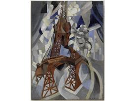 Robert Delaunay - RED EIFFEL TOWER