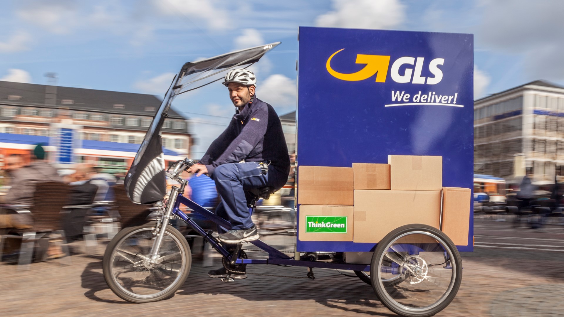 GLS Germany startet Lastenräder in Darmstadt