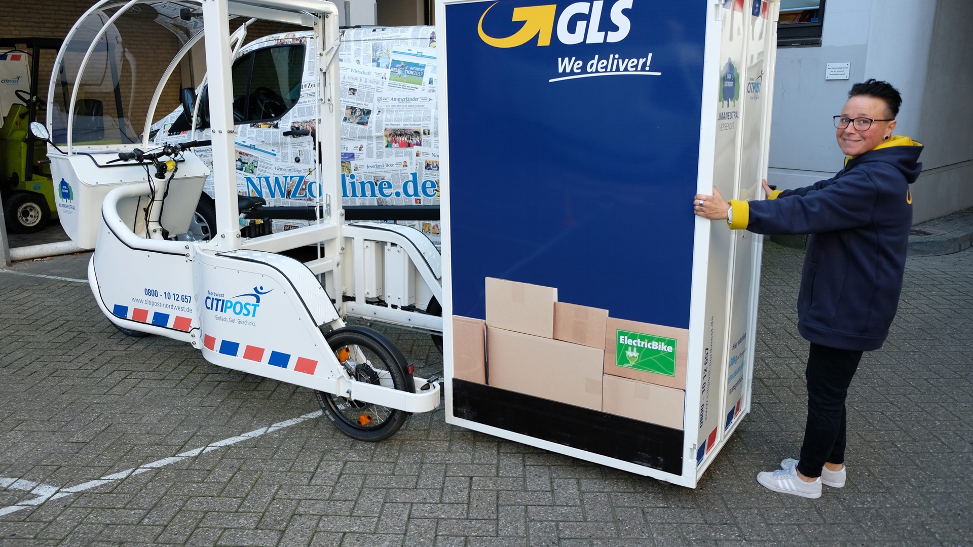 GLS startet emissionsfreie Zustellung in Oldenburg
