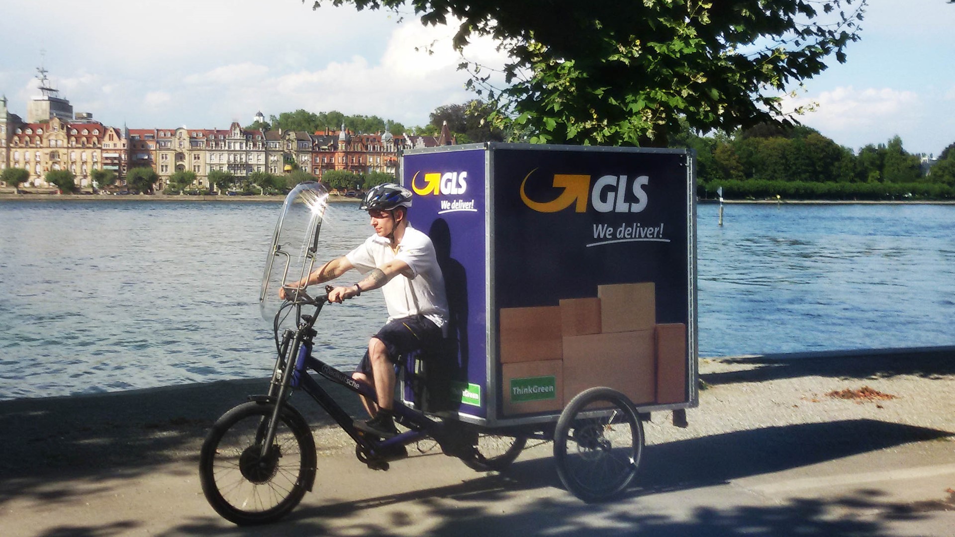 GLS Germany liefert Pakete per Fahrrad
