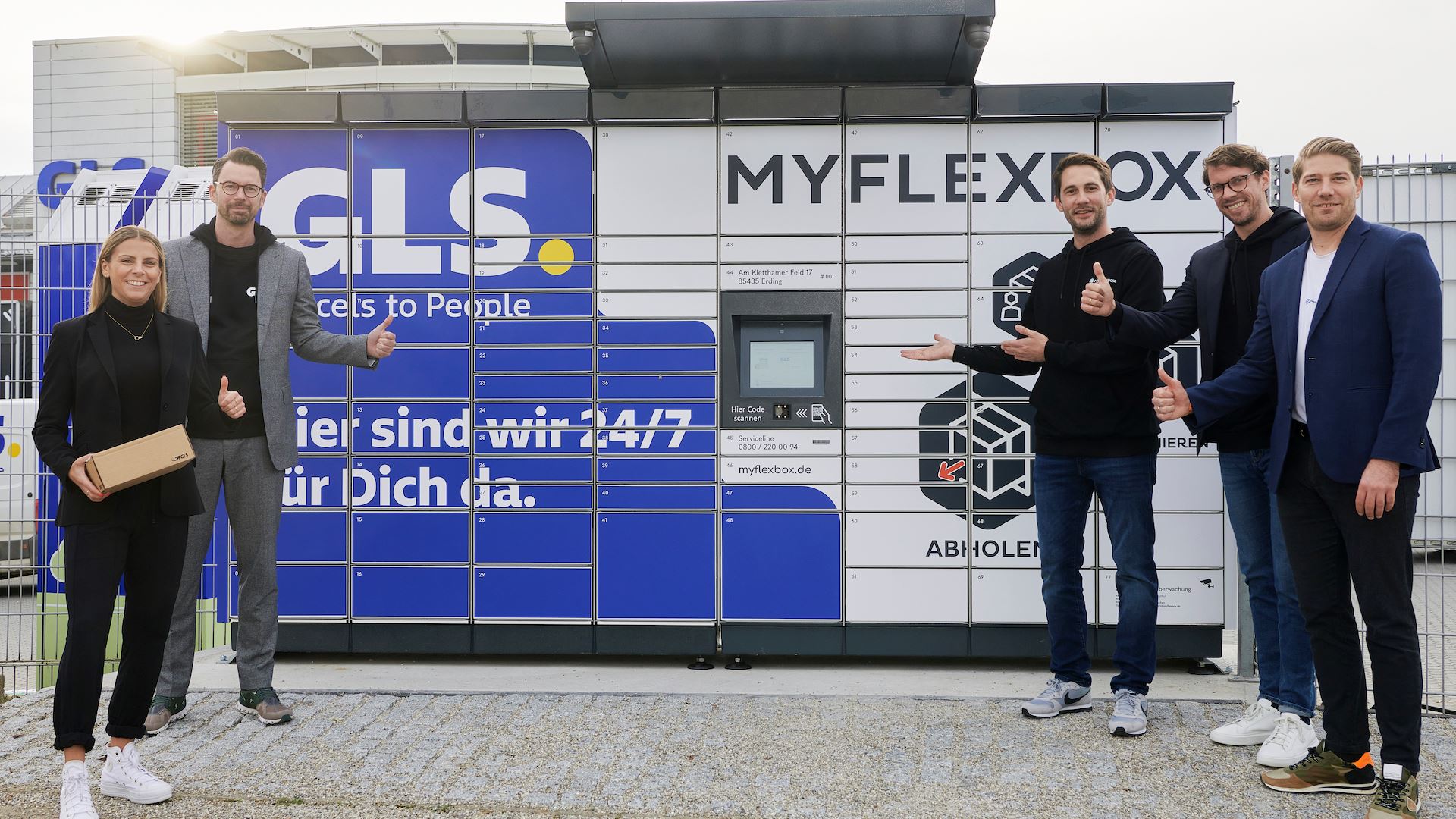 Versand-Erlebnis rund um die Uhr: GLS Germany eröffnet erste Paketstation