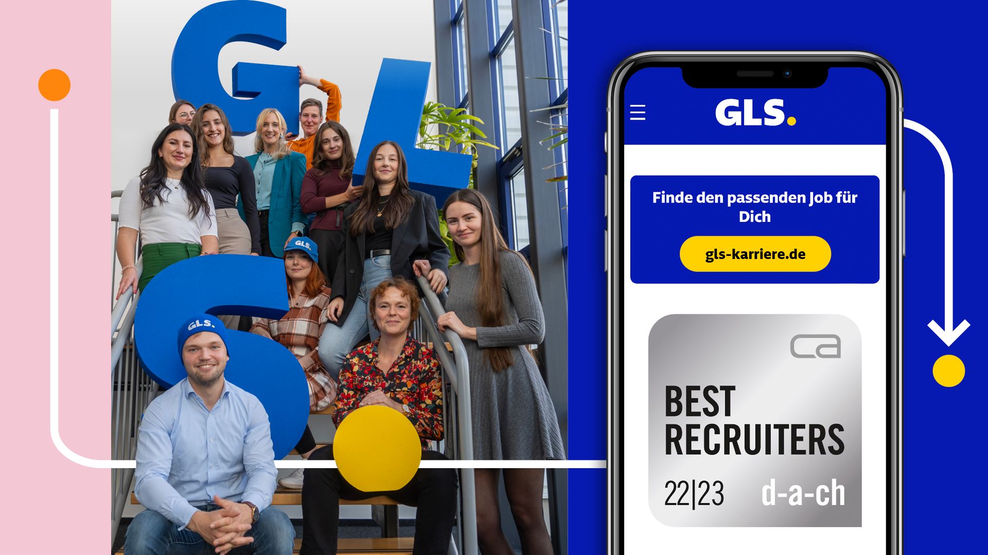 GLS siegt zum 5 Mal in Folge Best Recruiters 2023