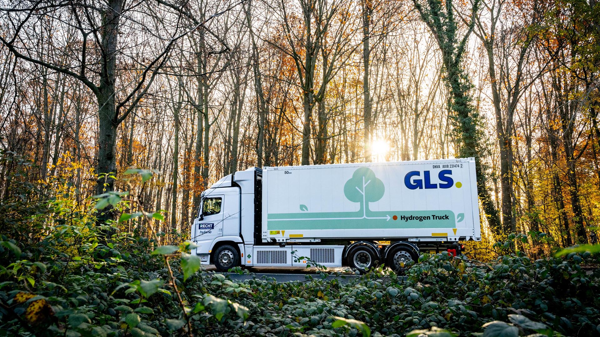 Zustelltour als Innovation GLS setzt seit Ende 2023 den ersten mit Wasserstoff betriebenen Lkw im Fernverkehr ein