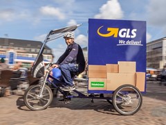 GLS Germany startet Lastenräder in Darmstadt