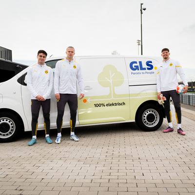 GLS Germany dreht Werbespot mit BVB-Spielern
