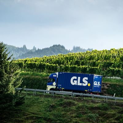 Zustelltour durchs Gr ne Die vier mit LNG betriebenen Lkw verkehren im Auftrag von GLS Germany im Schwarzwald