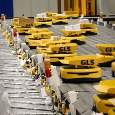 Die innovativen Sortierroboter im Depot Bielefeld