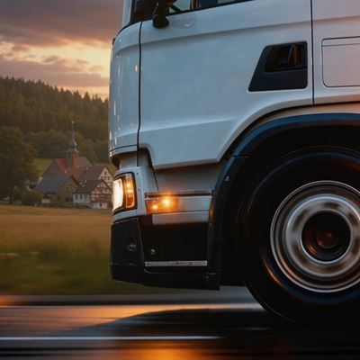 Im Spot wird die komplette GLS Wertsch pfungskette detailgetreu dargestellt mithilfe von KI