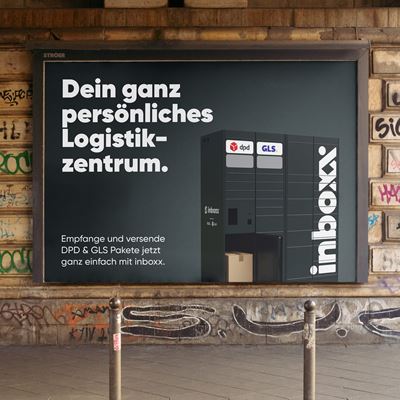 Markenlaunch mit Signalwirkung inboxx ist ab sofort in den Out of Home Fokusst dten von GLS und DPD pr sent