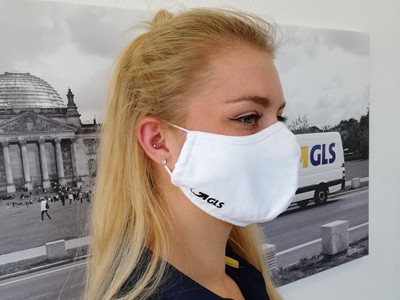 Van Laack-Masken mit GLS-Logo