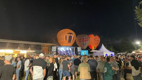 Besucher des Jubiläumswochenendes