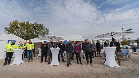 Spatenstich in Potsdam