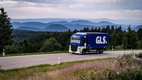 Die vier mit LNG betriebenen Lkw verkehren im Auftrag von GLS Germany im Schwarzwald Foto Peter J lich GLS Germany
