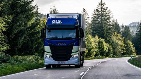 Die vier mit LNG betriebenen Lkw verkehren im Auftrag von GLS Germany im Schwarzwald Foto Peter J lich GLS Germany