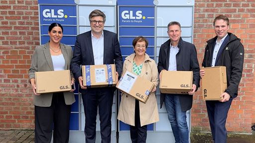 Im Bad Hersfelder Schilde Park wurden jetzt die ersten GLS Paketstationen eingeweiht