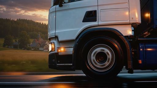 Im Spot wird die komplette GLS Wertsch pfungskette detailgetreu dargestellt mithilfe von KI