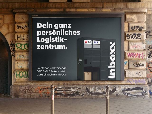 Markenlaunch mit Signalwirkung inboxx ist ab sofort in den Out of Home Fokusst dten von GLS und DPD pr sent