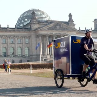 City-Logistik - eBike-Fahrt Reichstag 1