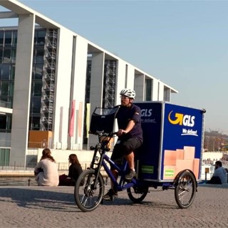 City-Logistik - eBike-Fahrt Spreeufer 2