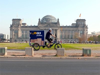 City-Logistik - eBike-Fahrt Reichstag 2