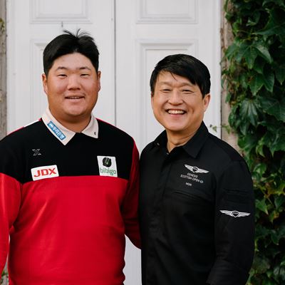 IM SUNG-JAE (GOLFER) AND MUN KIM (CHEF)