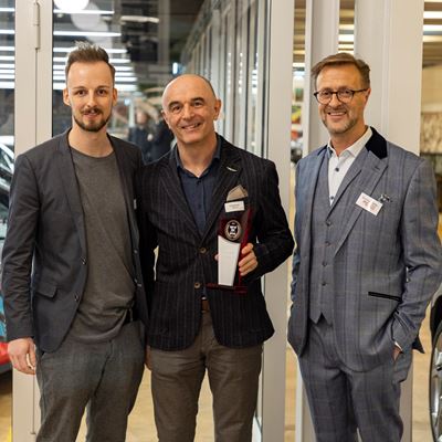Cédric Heer, Piergiorgio Cecco, Markus Mehr (from left to right)