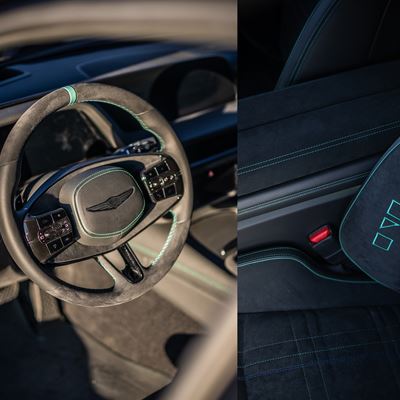 THE INTERIOR S SUBTLE GREEN MAGMA DETAILING SYMBOLIZES THE HARMONY OF POWER AND LUXURY