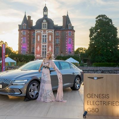 SOUTH KOREAN SOPARANO SUMI JO WITH GENESIS ELECTRIFIED G80